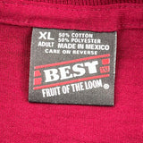 Ohio Senior Olympics 1996 Fruit Of The Loom Graphic T-Shirt - XL Red Cotton Blend