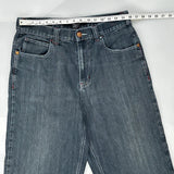 Raw Blue Denim Shorts - 34W 14L Dark Wash Cotton