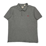 Levis Polo Shirt - Large Grey Cotton