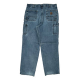 Carhartt Double Knee Carpenter Jeans - 36W 33L Blue Denim