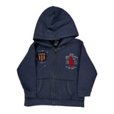 Age 24 Months Polo By Ralph Lauren Graphic Hoodie - XS Blue Cotton
