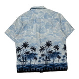 Rjc Graphic Hawaiian Shirt - XL Blue Cotton