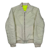 For Successful Living Diesel Bomber Jacket - Medium Cream Nylon