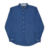 Tommy Hilfiger Checked Shirt - Large Blue Cotton