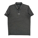 Sportswear Oakley Polo Shirt - Large Gray Polyester