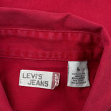 Levis Shirt - Large Red Cotton