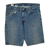 Levis Denim Shorts - 34W 10L Blue Denim