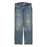 501 Levis Jeans - 34W 30L Light Wash Denim