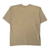 Southpole Graphic T-Shirt - Large Beige Cotton