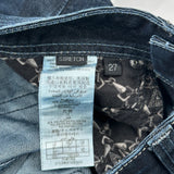 Guess Skinny Jeans - 31W UK 10 Dark Wash Cotton Blend