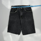 Rocawear Hip Hop Denim Shorts - 34W 13L Grey Cotton