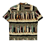 Kalaheo Graphic Hawaiian Shirt - Large Multicoloured Cotton