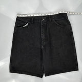 Wrangler Denim Shorts - 34W 8L Black Cotton