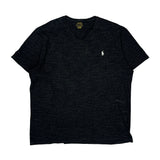 Polo By Ralph Lauren V-Neck T-Shirt - XL Black Cotton