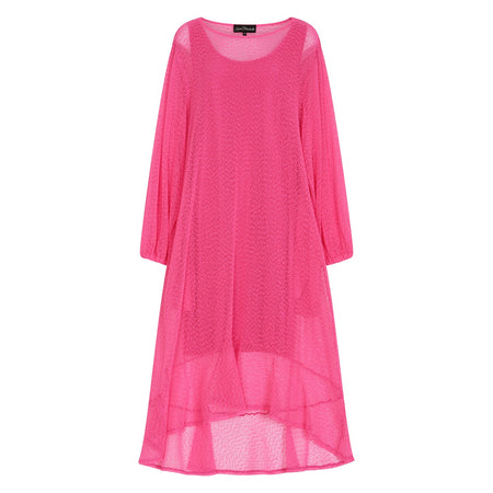 Aphrodite Hot Pink Holiday Resort Midi Dress
