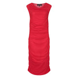 Boudicca Summer Red Ruched Dress