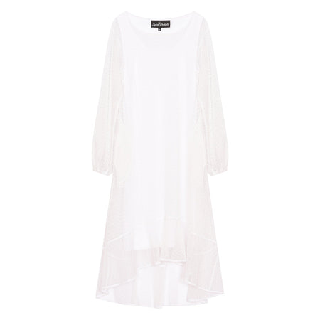 Aphrodite White Holiday Resort Midi Dress