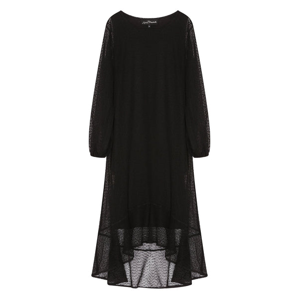 Aphrodite Black Holiday Resort Midi Dress