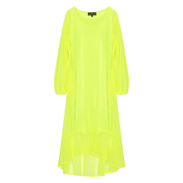 Aphrodite Neon Lime Holiday Resort Midi Dress