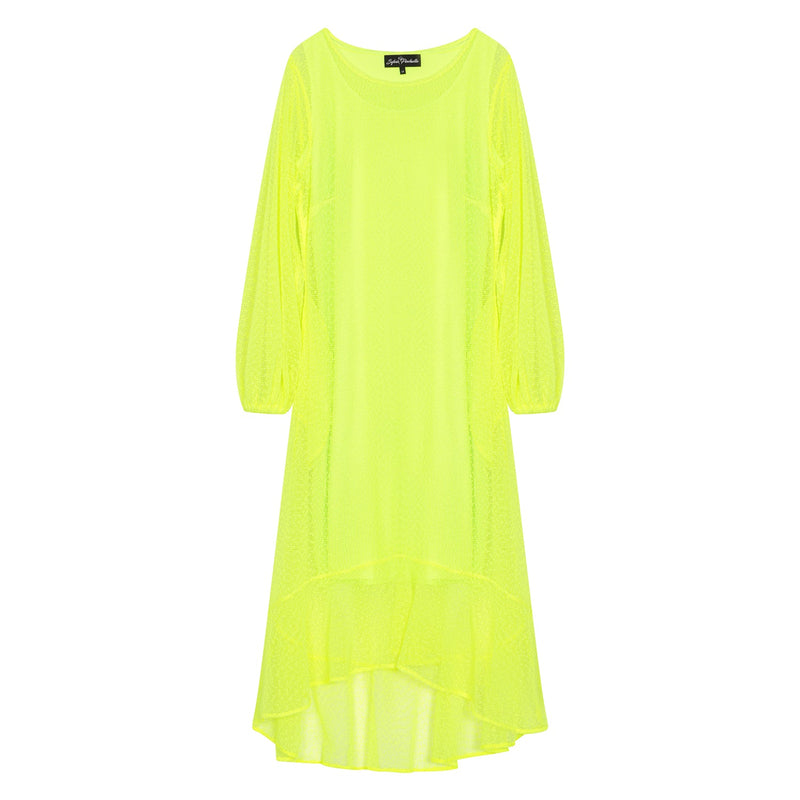 Aphrodite Neon Lime Holiday Resort Midi Dress