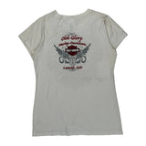 Old Glory Harley Davidson Graphic T-Shirt - XL White Cotton