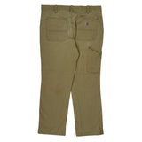 Carhartt Carpenter Pants - 34W 28L Khaki Cotton