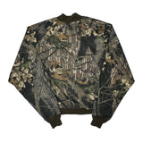 Unbranded Bomber Jacket - Medium Brown Polyester