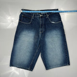 Webs Denim Shorts - 34W 11L Dark Wash Cotton