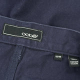 Oobe Cargo Trousers - 32W 30L Navy Cotton