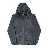 Reebok Fleece Jacket - Large Gray Polyester