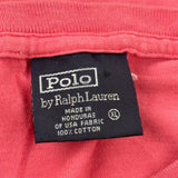 Polo By Ralph Lauren T-Shirt - XL Red Cotton