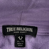 True Religion Graphic Hoodie - XL Purple Cotton