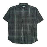 Ecko Unltd Checked Short Sleeve Shirt - XL Black Cotton
