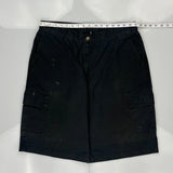 Dickies Cargo Shorts - 34W 12L Navy Cotton