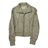 Armani Exchange Bomber Jacket - XS Beige Polyester