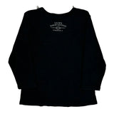 Harley Davidson Long Sleeve T-Shirt - XL Black Cotton
