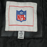 Steelers Nfl Football Leather Jacket - XL Yellow Leather
