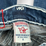 Age 2 True Religion Contrast Stitch Jeans - 2XS Blue Denim