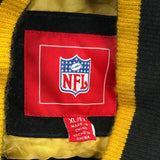 Pittsburgh Steelers Nfl Varsity Jacket - XL Black Suede