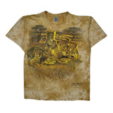 Liquid Blue T-Shirt - Large Brown Cotton