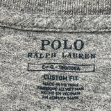 Polo By Ralph Lauren Long Sleeve T-Shirt - Large Gray Cotton