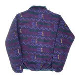 Made In USA Columbia Aztec T Snap Fleece - Medium Purple Polyester