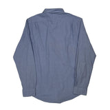 Polo By Ralph Lauren Slim Fit Shirt - Large Blue Cotton