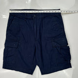 Levis Cargo Shorts - 34W 11L Navy Cotton