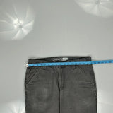 Carhartt Carpenter Trousers - 33W 34L Grey Cotton