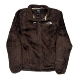 The North Face Fleece Jacket - Large Brown Polyester