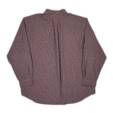 Ralph Lauren Checked Shirt - 2XL Burgundy Cotton