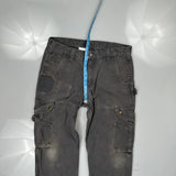 Carhartt Carpenter Pants - 34W 30L Gray Cotton