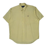 Blake Ralph Lauren Short Sleeve Shirt - 2XL Yellow Cotton