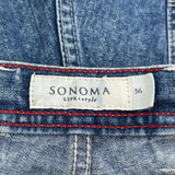 Sonoma Denim Shorts - 36W 9L Blue Cotton